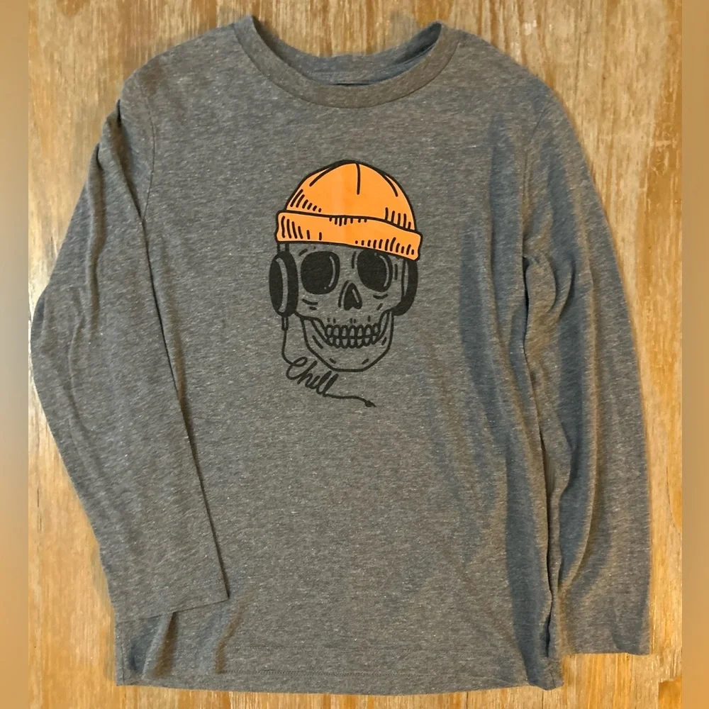 Old Navy Skater Skull Shirt Set
